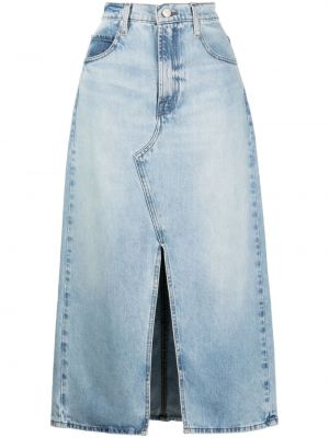 Spódnica jeansowa Frame niebieska