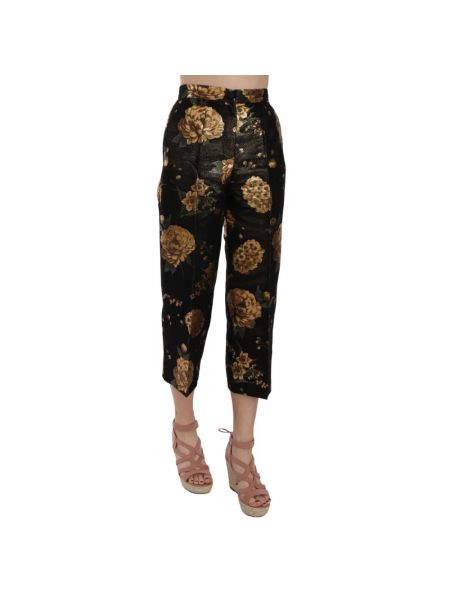 Pantalones cortos de flores de tejido jacquard Dolce & Gabbana