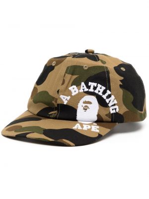 Keps med broderi A Bathing Ape® brun