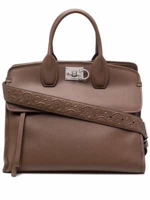 Shoppingbag Salvatore Ferragamo brun