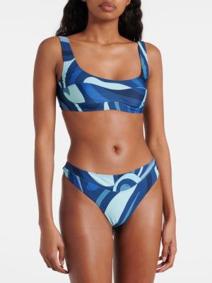 Bikini mit print Pucci blau