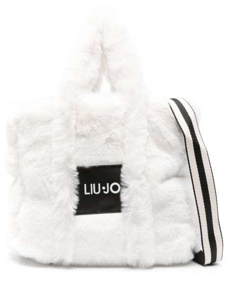 Applikation shopping bag Liu Jo hvid