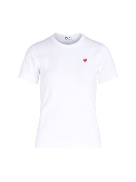 T-shirt Comme Des Garcons Play - Biały