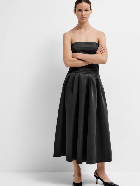 Długa spódnica Selected Femme czarna