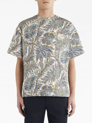 Bavlněné tričko s potiskem s paisley potiskem Etro