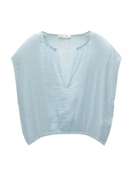 Bluse Pull&bear himmelblå