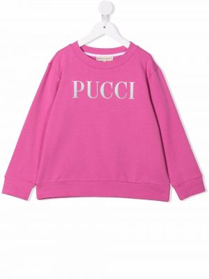 Hettegenser for jenter Pucci Junior rosa