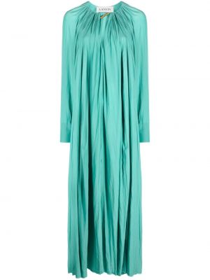 Μάξι φόρεμα Lanvin πράσινο
