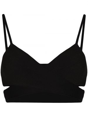 Crop top Anna Quan svart