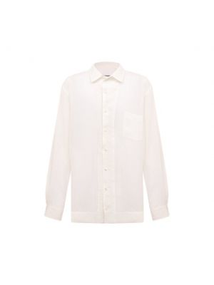 Белая льняная рубашка Cortigiani