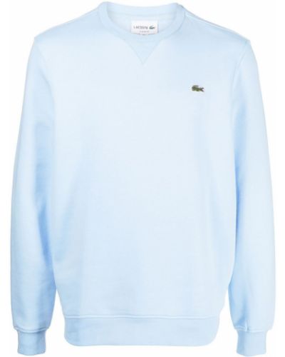 Brodert sweatshirt Lacoste blå