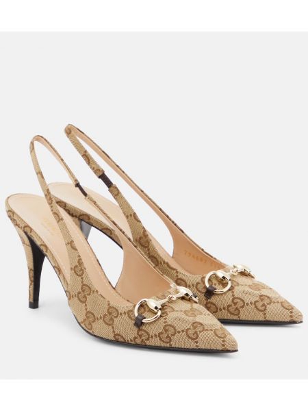 Slingback Gucci beige