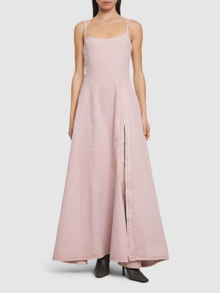 Hosszú ruha Y/project rózsaszín