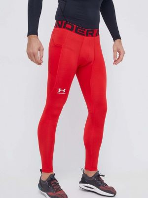 Spodnie sportowe Under Armour czerwone