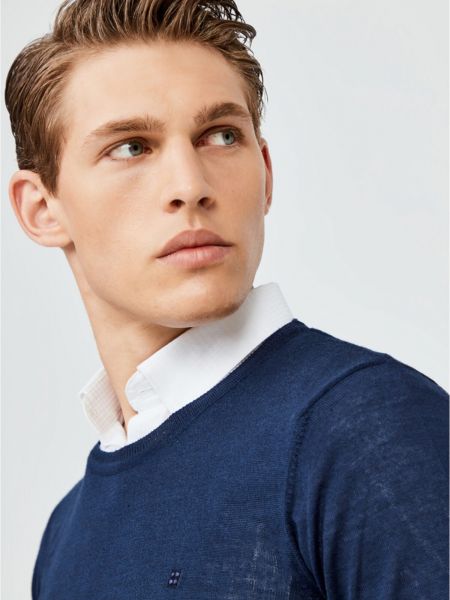 Sweter Avva niebieski