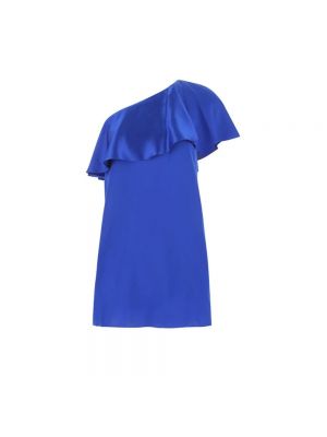 Sukienka mini Saint Laurent niebieska