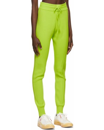 Spodnie w paski Adidas X Ivy Park, zielony