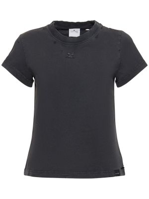 T-shirt Courrèges nero