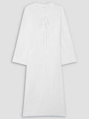 Длинное платье на шнуровке Honorine белое