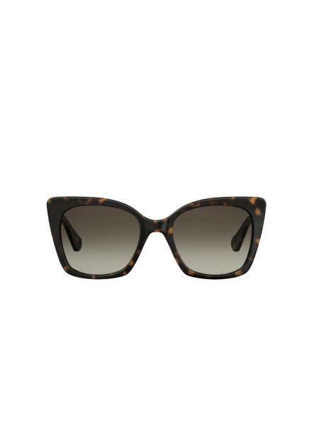 Okulary przeciwsłoneczne Moschino brązowe