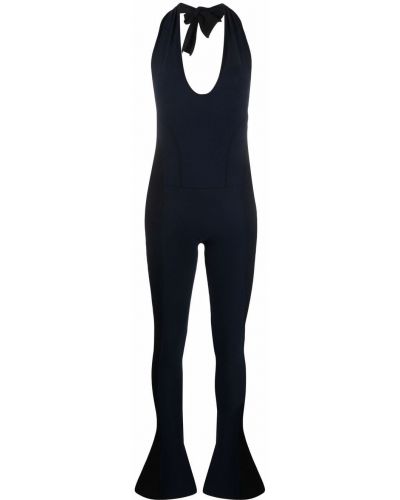 V-hals jumpsuit Jacquemus blå