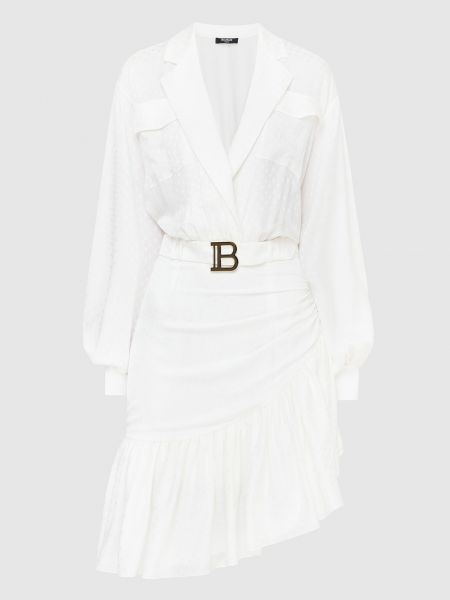 Шовкове Сукня Balmain, біле
