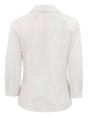 Jedwabna koszula Carolina Herrera biała