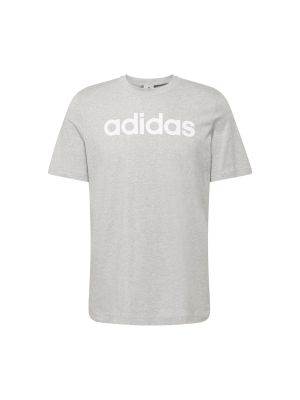 T-shirt brodé en jersey Adidas Sportswear gris