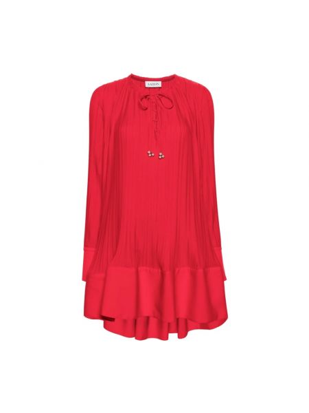 Sukienka mini Lanvin czerwona