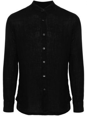 Lininė marškiniai 120% Lino juoda