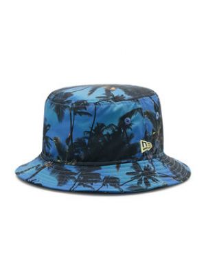 Chapeau à imprimé tropical à imprimé tropical New Era bleu