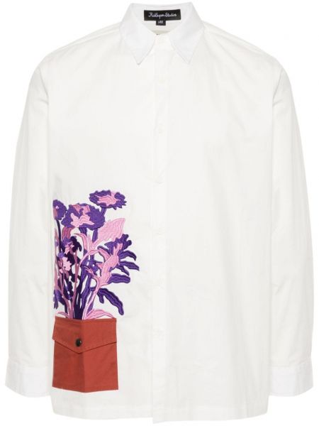 Koszula w kwiatki Kidsuper biała