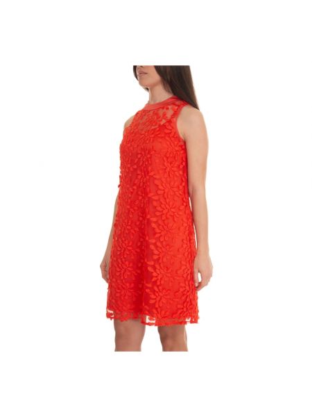 Mini vestido con lazo de flores de tul Pennyblack naranja