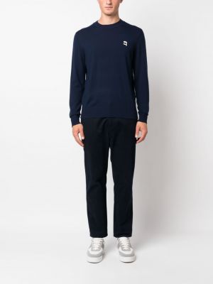 Woll sweatshirt Karl Lagerfeld blau