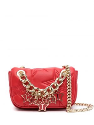 Καπιτονέ τσάντα ώμου με μοτίβο αστέρια Versace Jeans Couture