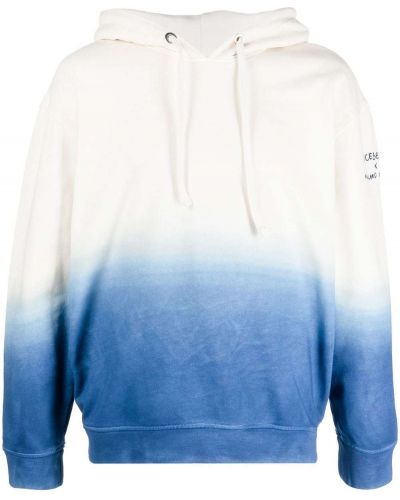 Gradienta krāsas kapučdžemperis Iceberg zils