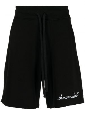 Shorts aus baumwoll mit print Ih Nom Uh Nit schwarz