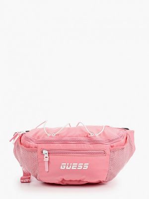 Поясная сумка Guess, розовая