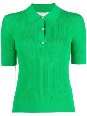 Polo krekls ar pogām Michael Kors zaļš