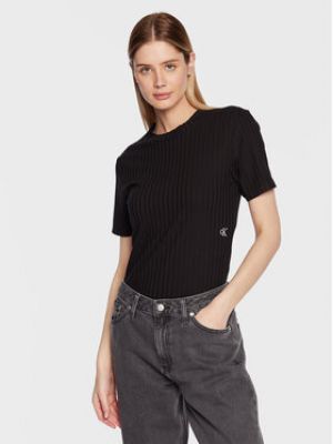 Bluzka Calvin Klein Jeans czarna