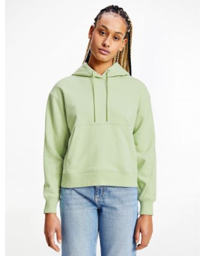 Sudadera con capucha Calvin Klein Jeans verde