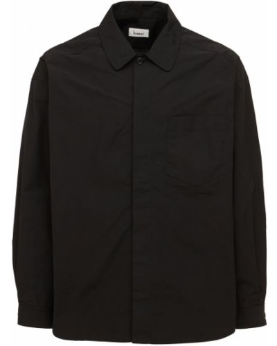 Koszula bawełniana Lownn czarna
