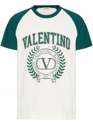 T-shirt con stampa Valentino Garavani bianco