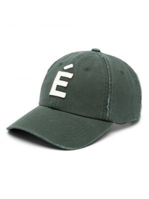 Cappello con visiera Etudes verde
