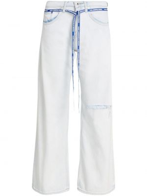 Bavlněné džíny s nízkým pasem Karl Lagerfeld Jeans