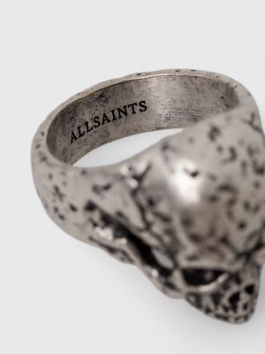 Pierścionek Allsaints srebrny