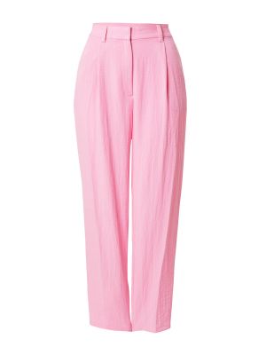 Pantaloni plissettati Monki rosa