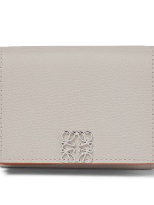 Kožená peněženka Loewe bílá