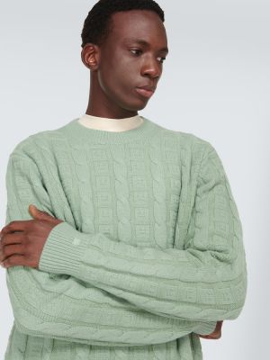 Volneni pulover Acne Studios zelena