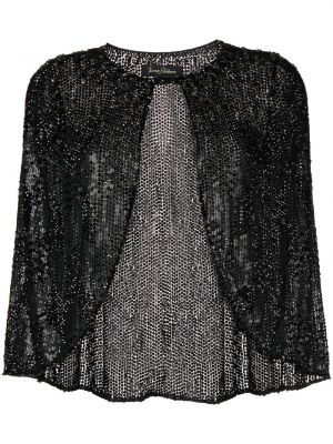 Flitrovaná bunda Jenny Packham čierna